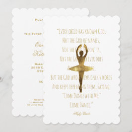 Ballet Overweging Dancer Ballerina Quote Dance Eve Kaart