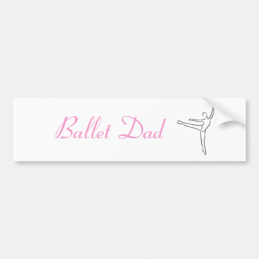 Ballet Pap bumper sticker (Voorkant)