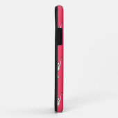Ballet Patroon Roze Wit | Dance Case-Mate iPhone Case (Achterkant/rechts)