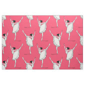Ballet Patroon Roze Wit | Dance Stof (Fat Quarter)