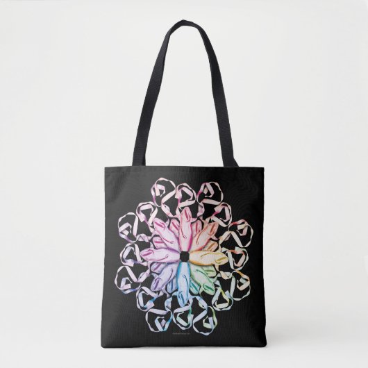 Ballet Pattern Canvas tas (Voorkant)