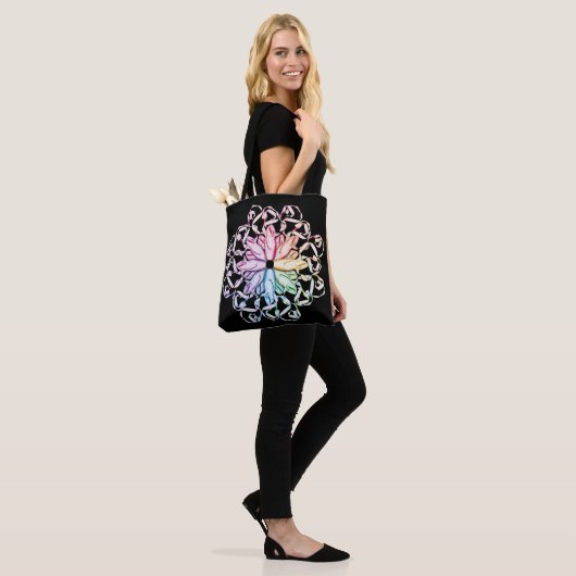Ballet Pattern Canvas tas (Op model)