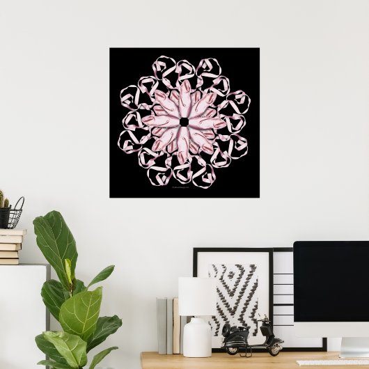 Ballet Pattern Poster (Thuiskantoor)