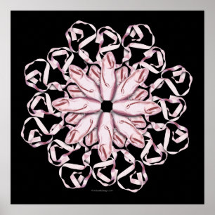 Ballet Pattern Poster