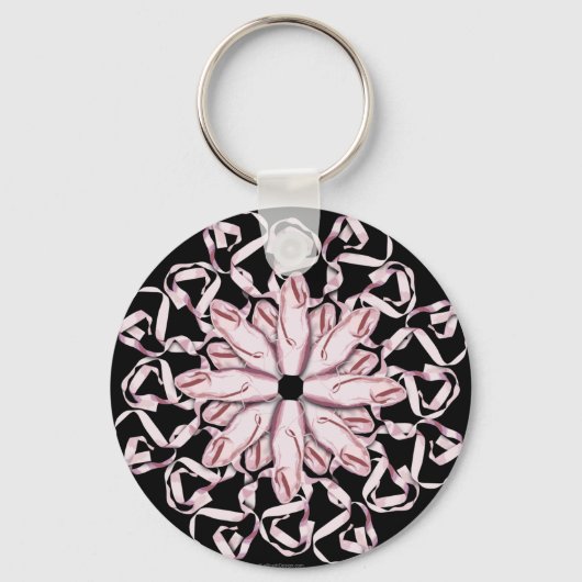 Ballet Pattern Sleutelhanger (Voorkant)