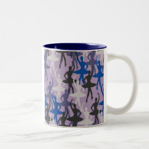 BALLET PATTERNED COFFEE MUGS - BESTE TEA-MOKKEN TWEEKLEURIGE KOFFIEMOK