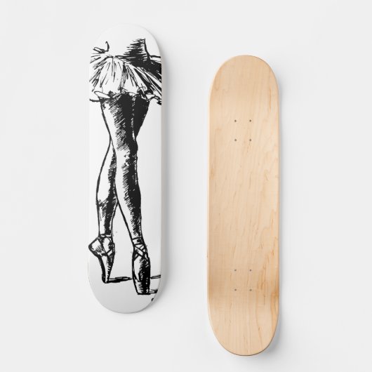 ballet persoonlijk skateboard (Voorkant)