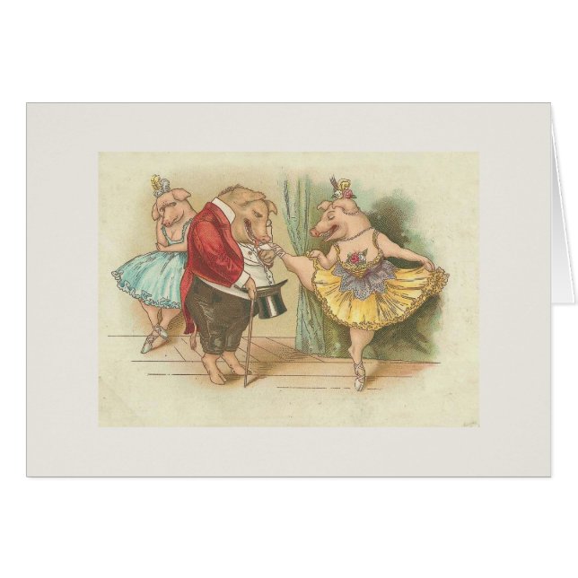 Ballet Pig (Voorkant Horizontaal)