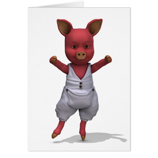 Ballet Pig en Pointe (Voorkant)