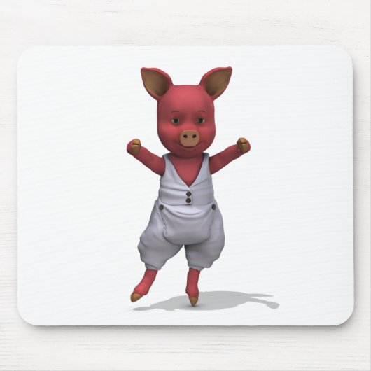 Ballet Pig en Pointe Muismat (Voorkant)