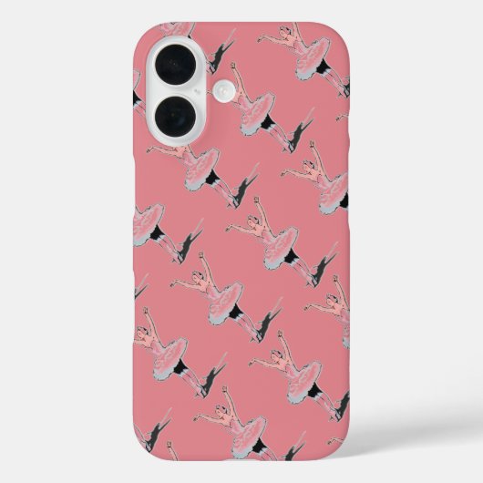 Ballet Pink Ballerina Case-Mate iPhone Case (Achterkant)