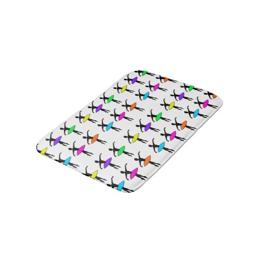 Ballet Pointe Dancer Overweging Dance Neon Balleri Badmat (Gekanteld)