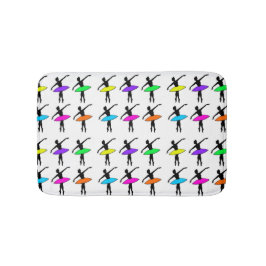 Ballet Pointe Dancer Overweging Dance Neon Balleri Badmat