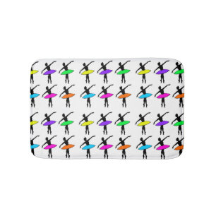 Ballet Pointe Dancer Overweging Dance Neon Balleri Badmat