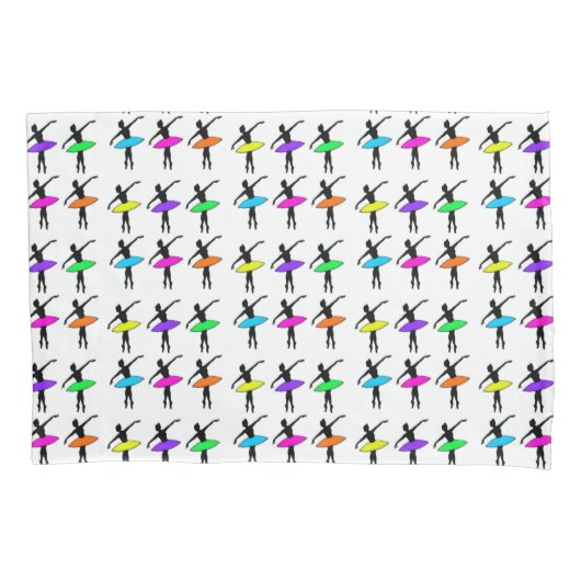 Ballet Pointe Dancer Overweging Dance Neon Balleri Kussensloop (Voorkant)