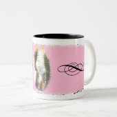 Ballet Pointe-schoen met roze Mok (Voorkant rechts)