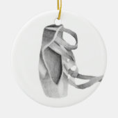 Ballet Pointe Shoe Graphic Keramisch Ornament (Voorkant)