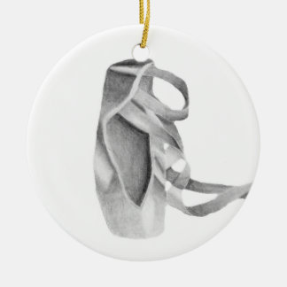 Ballet Pointe Shoe Graphic Keramisch Ornament