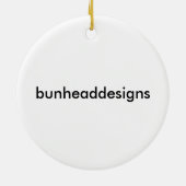 Ballet Pointe Shoe Graphic Keramisch Ornament (Achterkant)