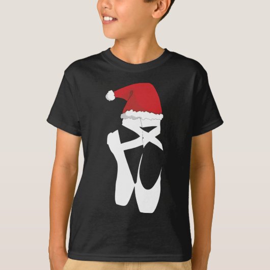 Ballet Pointe Shoe-kerstkerstkerstkerstman T-shirt (Voorkant)