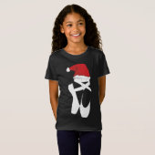 Ballet Pointe Shoe-kerstkerstkerstkerstman T-shirt (Voorkant volledig)