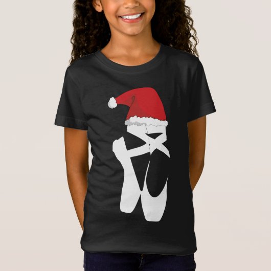 Ballet Pointe Shoe-kerstkerstkerstkerstman T-shirt (Voorkant)