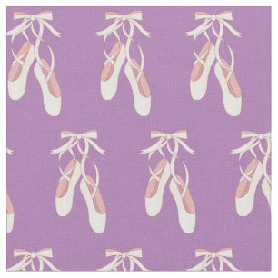 Ballet Pointe Shoes Cute Dance Dancer Pink Paars Stof