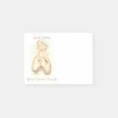 Ballet Pointe Shoes, gebilderd, aangepast Post-it® Notes (Voorkant)