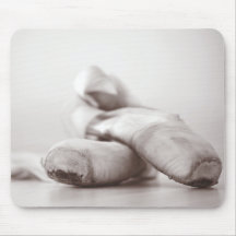 Ballet Pointe Shoes on Dance Floor Sjabloon