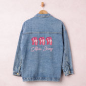Ballet Pointe Toe Schoenen Gepersonaliseerde Dance Denim Jacket (Hangar)