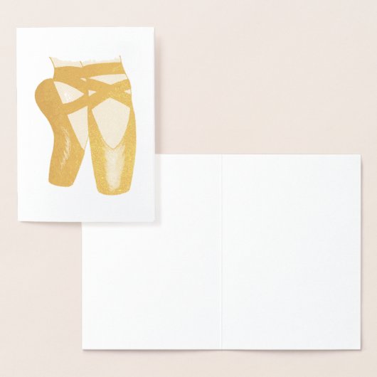Ballet Pointe Toe Shoes Dance Teacher Ballerina Folie Kaarten (Display)