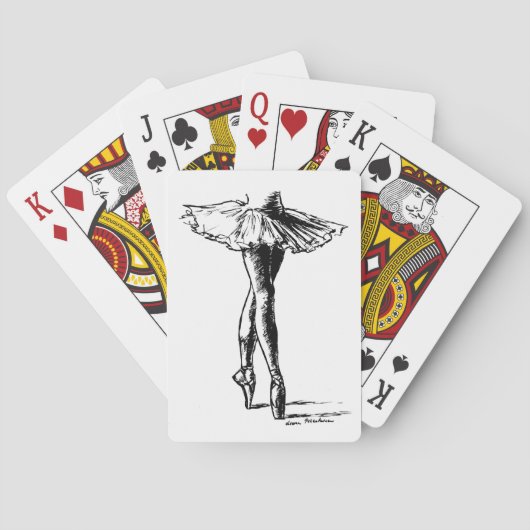 ballet pokerkaarten (Achterkant)