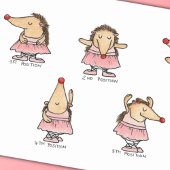 BALLET POSITIES wenskaart van Nicole Janes Kaart