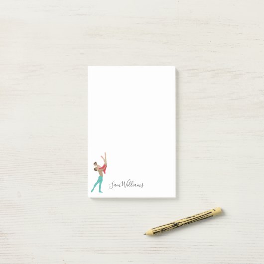 ballet post-it® notes (Op bureau)