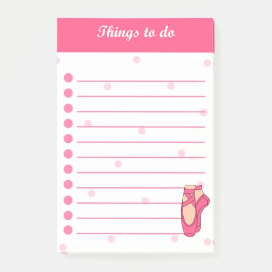 ballet post-it® notes (Voorkant)