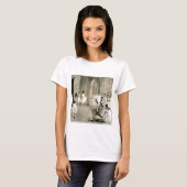 Ballet Practice Damas Baby Doll (uitgerust) T-shirt (Voorkant volledig)