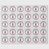 Ballet Princess Chocolate Lab Labrador Retriever Cadeaupapier (Vlak)