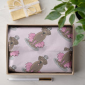 Ballet Princess Chocolate Lab Labrador Retriever Tissuepapier (Geschenk)