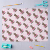 Ballet Princess Chocolate Lab Labrador Retriever Tissuepapier (Craft)