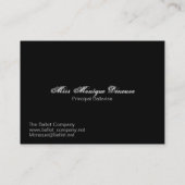 Ballet Printemps Ballerina Design Business Visitekaartje (Achterkant)