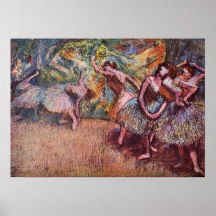 Ballet Rehearsal - Edgar Degas - 1904 Poster