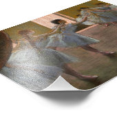 Ballet repetitie door Edgar Degas Foto Afdruk (Hoek)