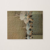 Ballet repetitie kunstwerk - Dans in een grote zaa Legpuzzel (Horizontaal)