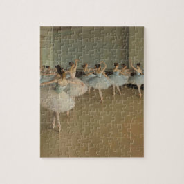 Ballet repetitie kunstwerk - Dans in een grote zaa Legpuzzel