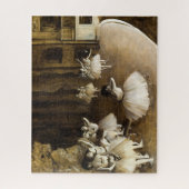 Ballet repetitie op het podium door Edgar Degas Legpuzzel (Verticaal)