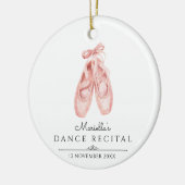 Ballet Reünie Aandenken Keramisch Ornament (Links)