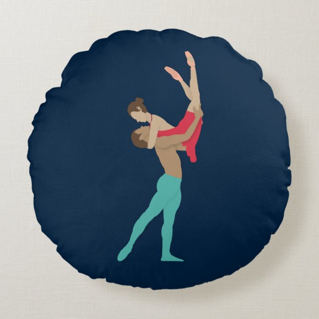 ballet rond kussen (Voorkant)