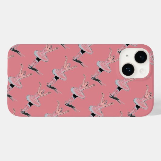Ballet Roze Ballerina - Case-Mate iPhone Case (Achterkant (horizontaal))