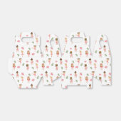 Ballet Roze Ballerina's Dancing Pattern Bedankdoosjes (Uitgevouwen)