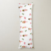 Ballet Roze Ballerina's Dancing Pattern Lichaamskussen (Achterkant (Verticaal))